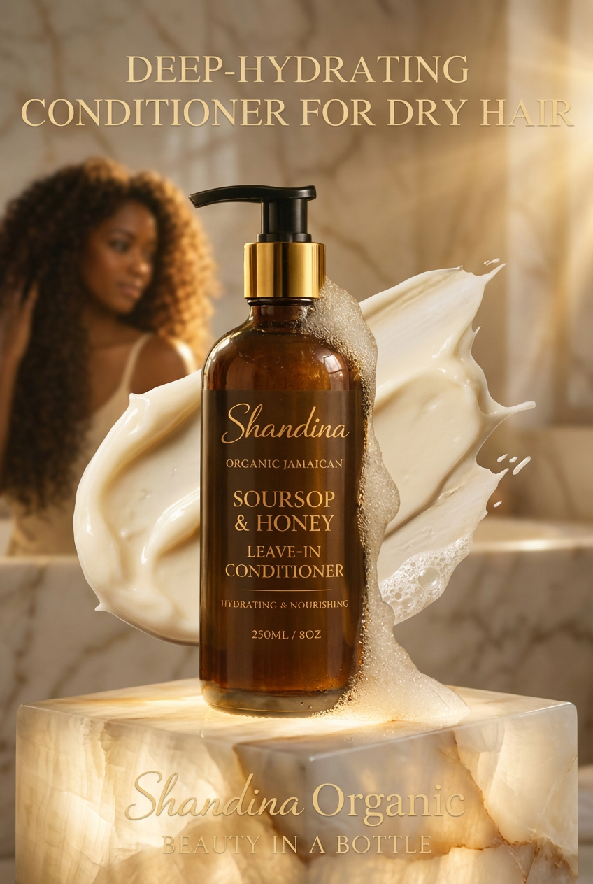 Jamaican Soursop & Honey Collagen Repair Leave-In – Shandina