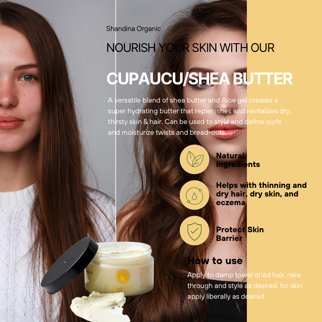 Introducing Our Cupuacu/Shea Butter & Aloe Vera Cream