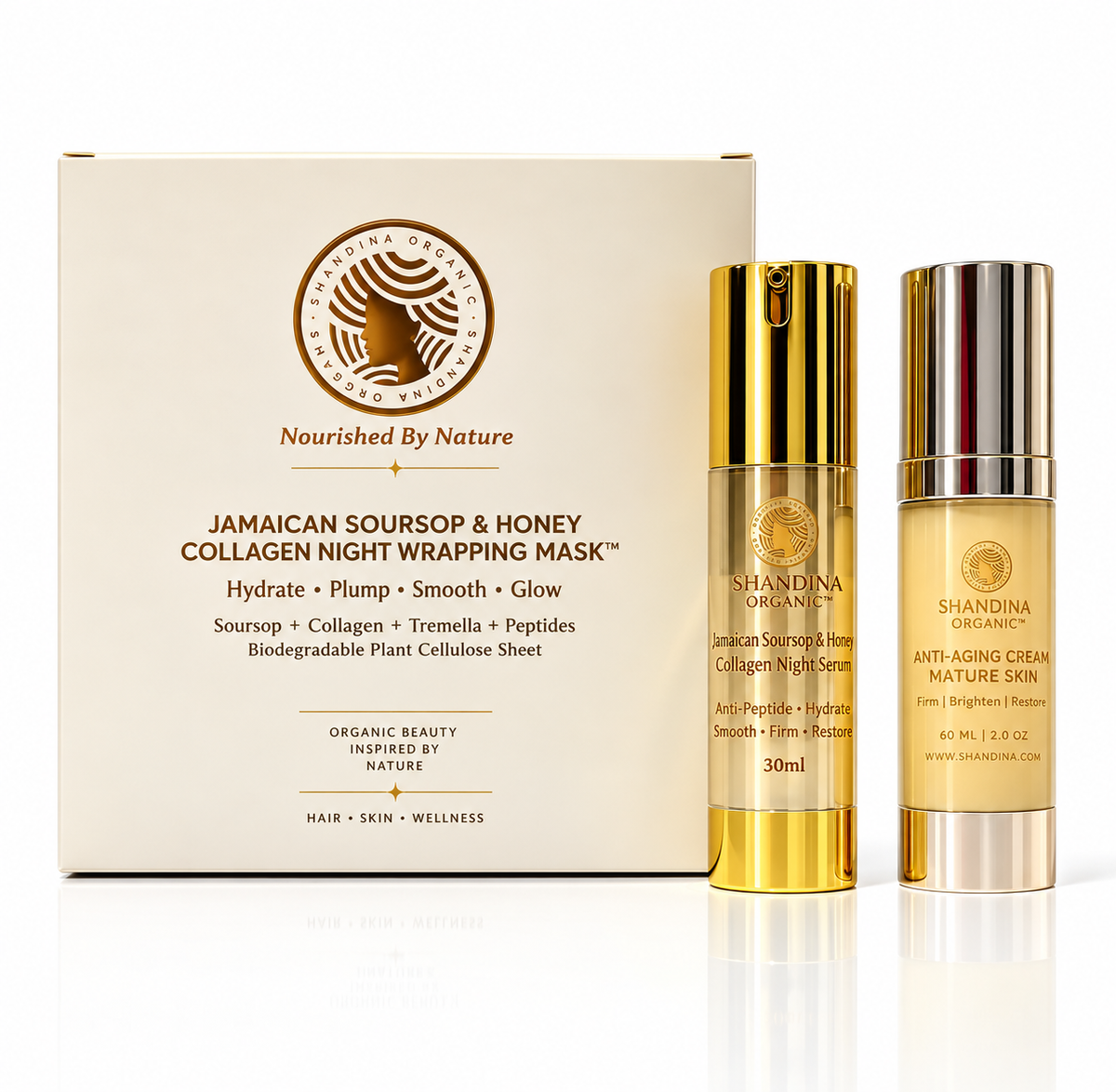 Jamaican Soursop & Honey Collagen Nighttime Glow Bundle