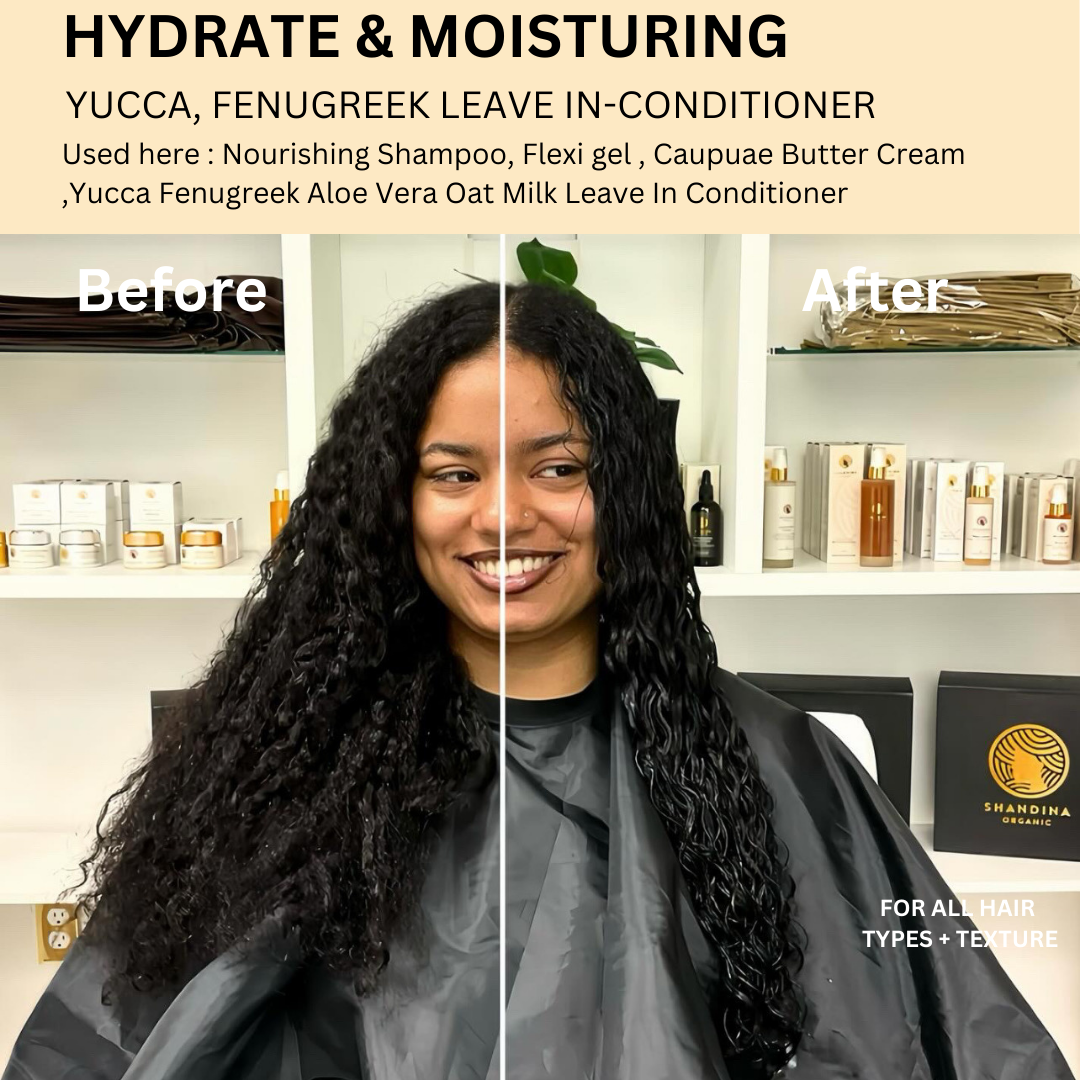 Yucca , Fenugreek, Aloe Vera & Oat Leave in Conditioner