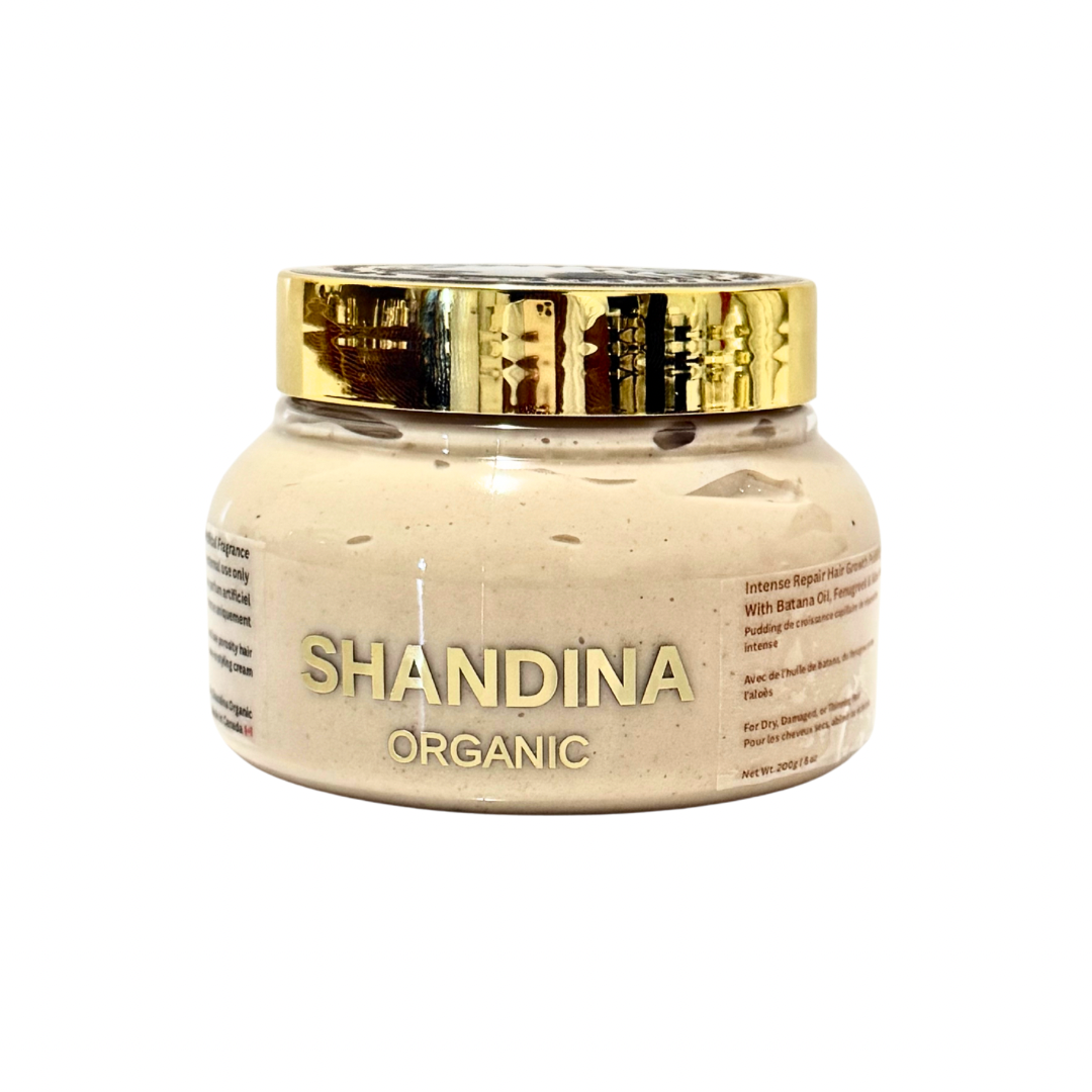 Intense Repair Hair Growth Pudding with Batana Oil, Chebe Powder, Fenugreek &amp; Aloe