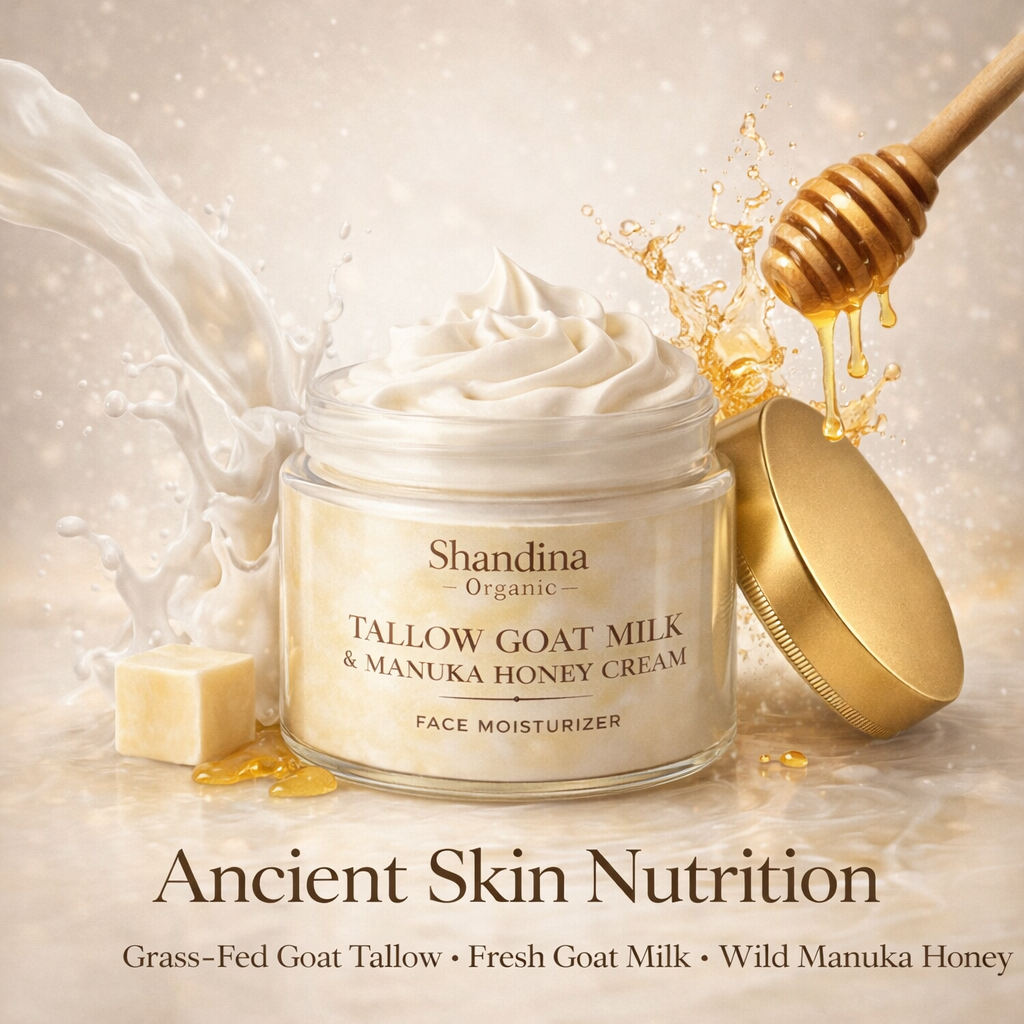 Tallow + Goat Milk Face Cream | Deeply Nourishing Moisturizer