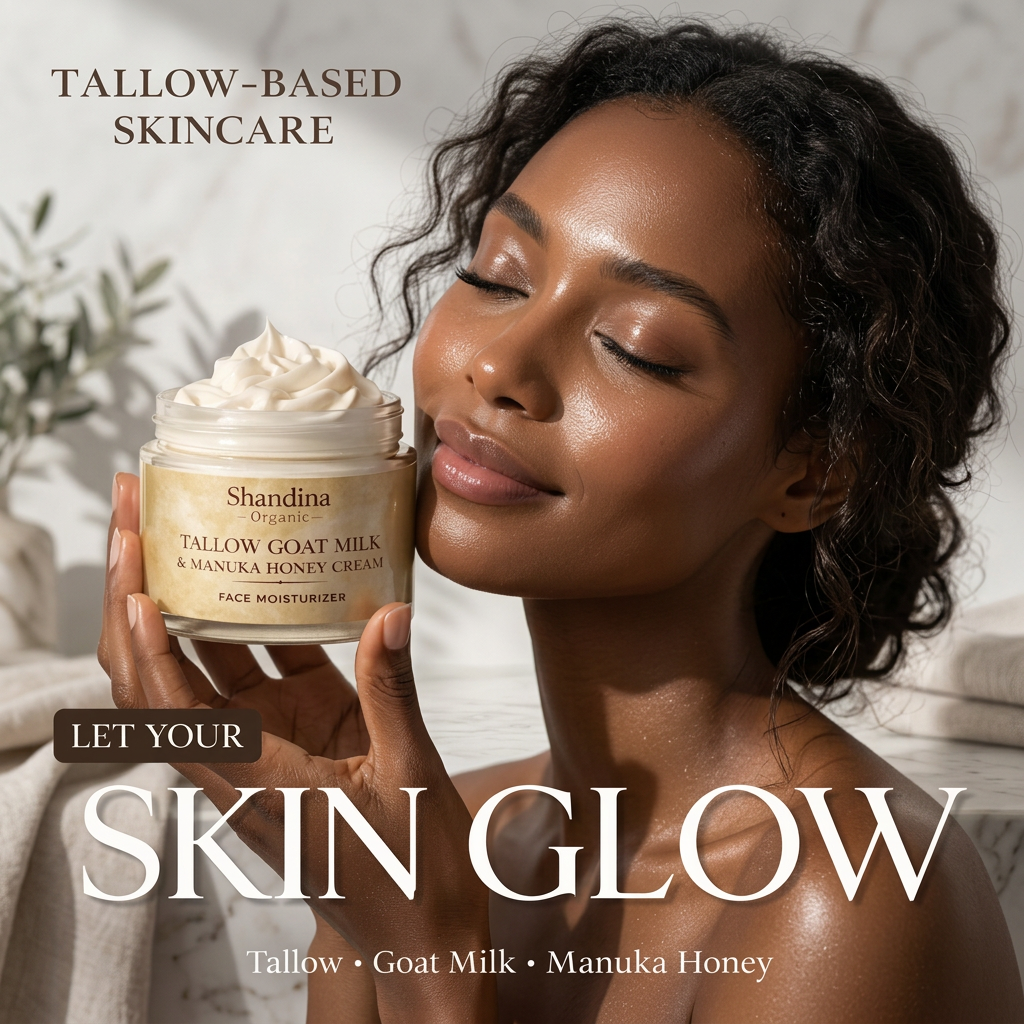 Tallow + Goat Milk Face Cream | Deeply Nourishing Moisturizer