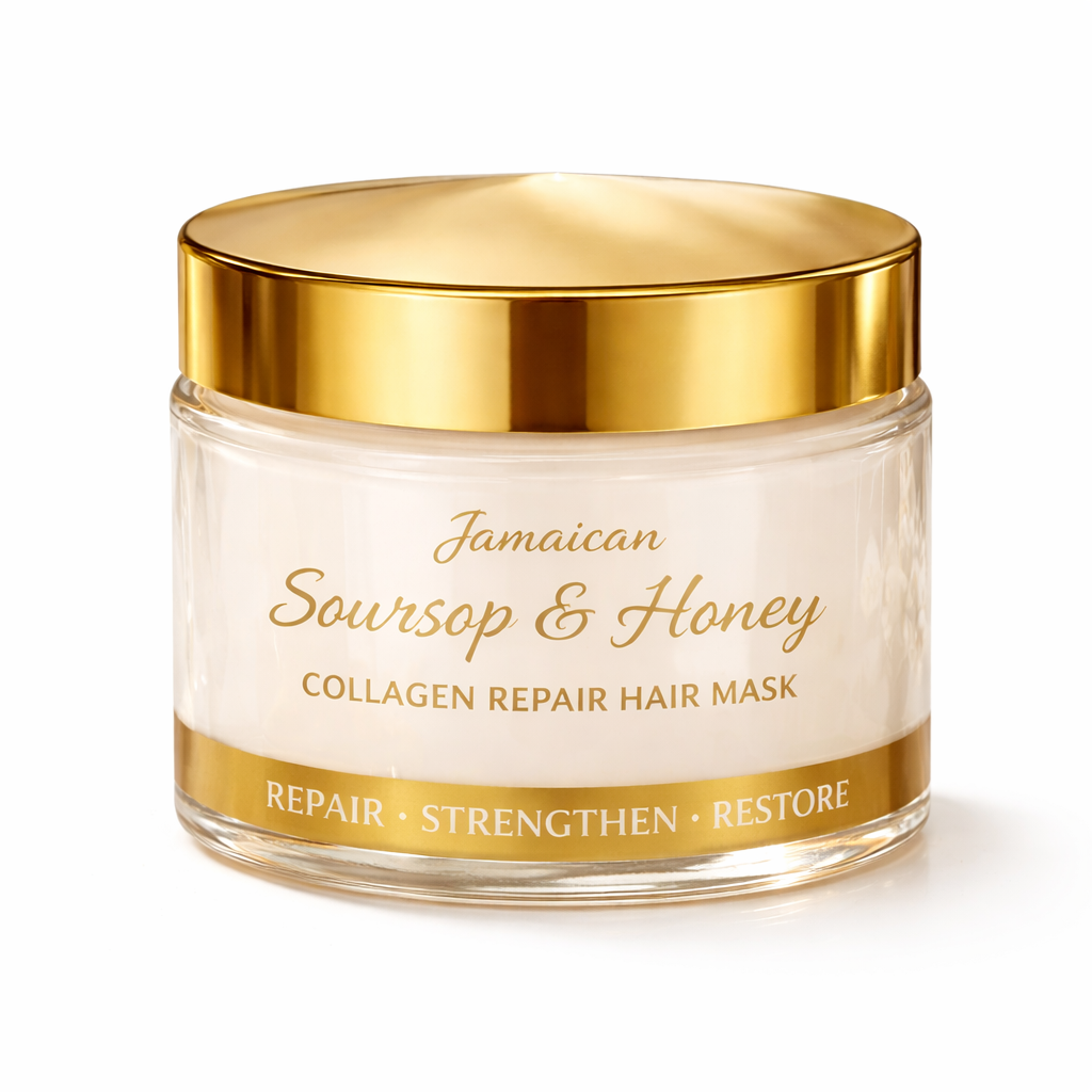 Jamaican Soursop &amp; Honey
Collagen Repair Hair Mask