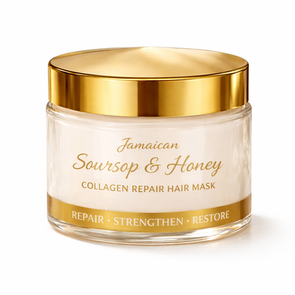 Jamaican Soursop &amp; Honey
Collagen Repair Hair Mask
