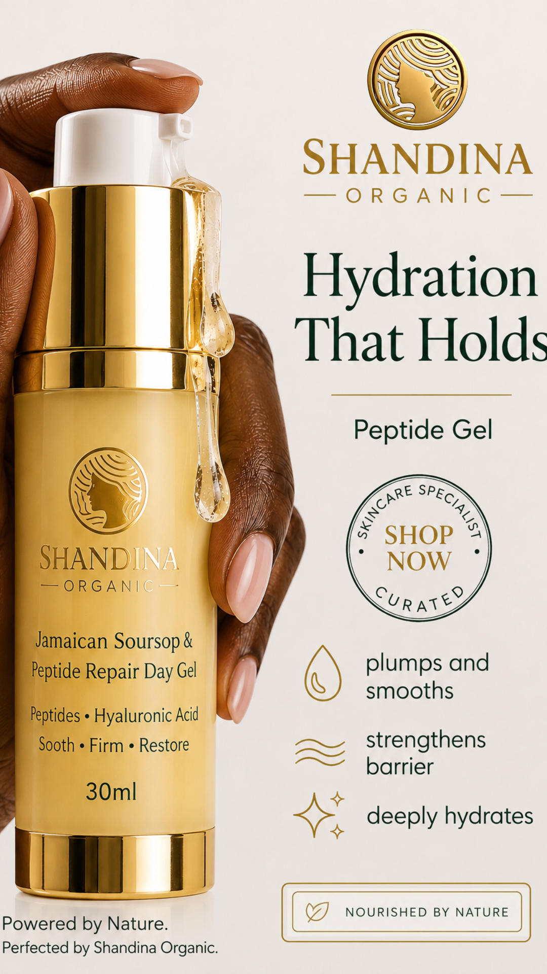 FIRMING REPAIR DAY SERUM with Vitamin C, Peptides &amp; Soursop
