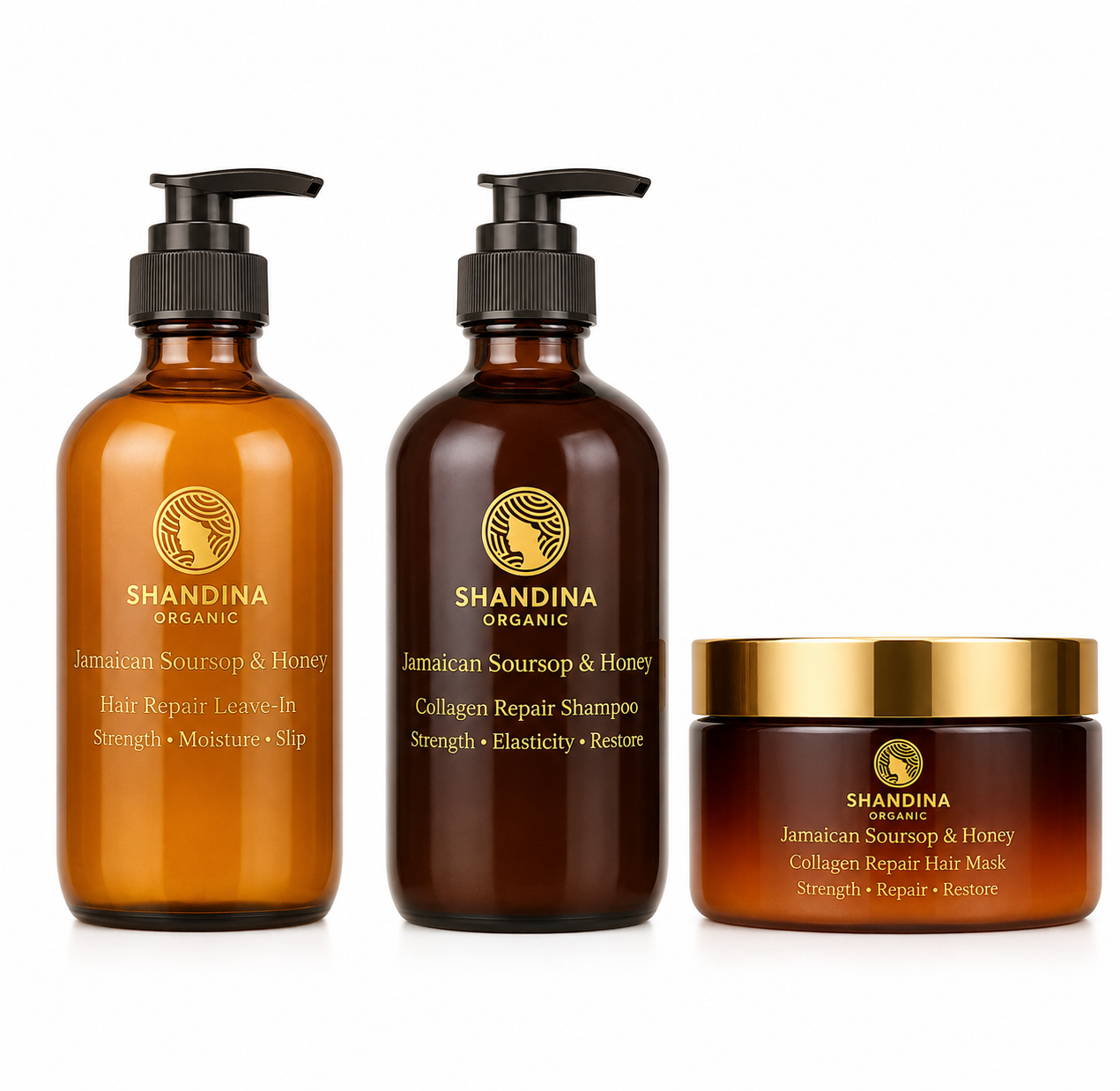 Collagen Repair & Grow Collection
Jamaican Soursop & Honey