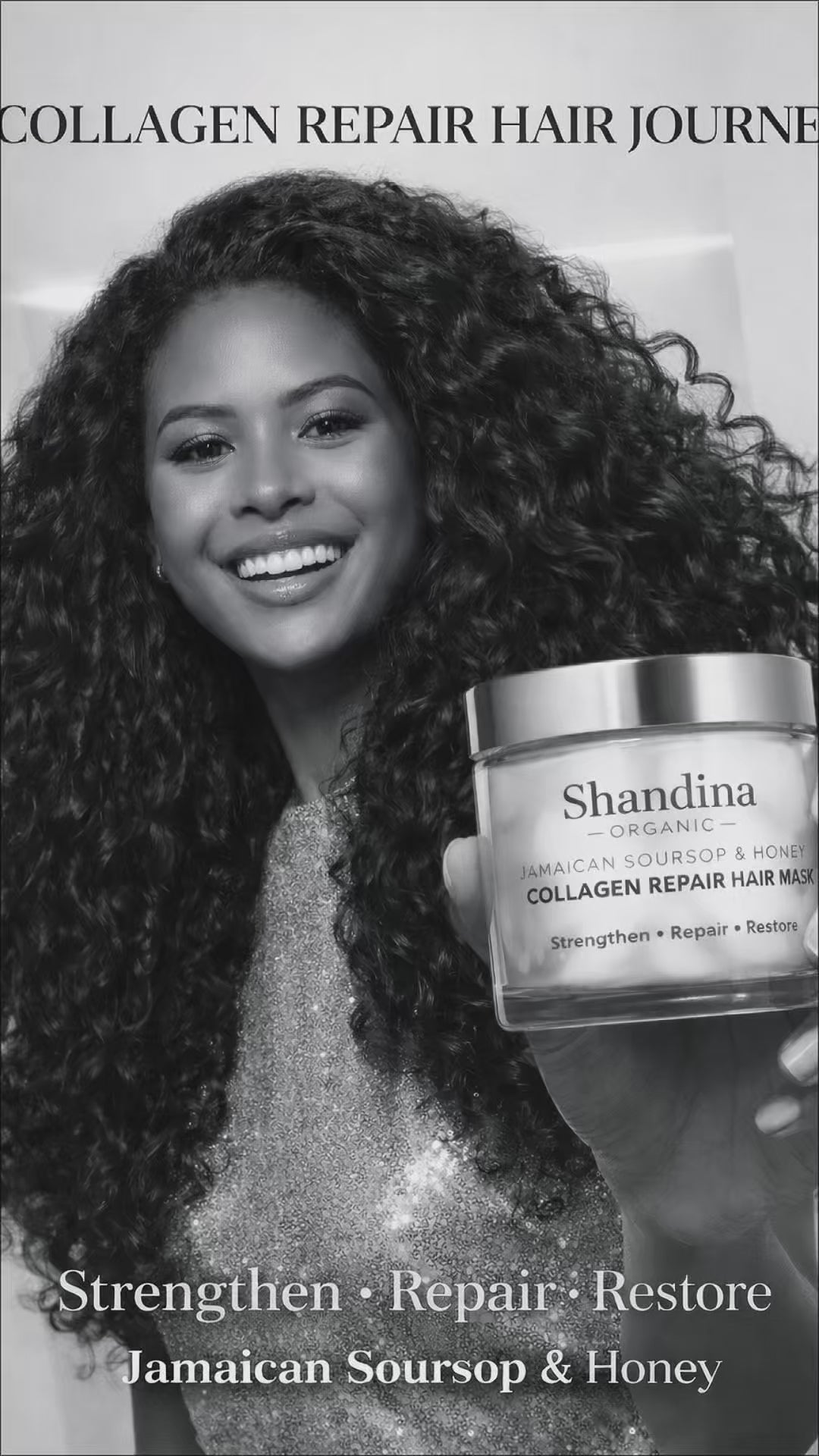 Jamaican Soursop &amp; Honey
Collagen Repair Hair Mask