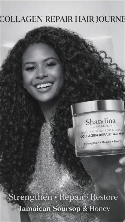 Jamaican Soursop &amp; Honey
Collagen Repair Hair Mask